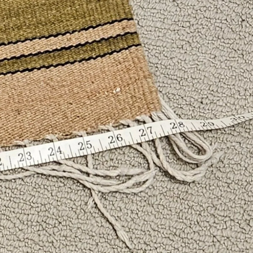 Handwoven Zapotec Wool Accent / Runner Rug 28